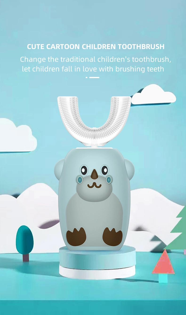 Ultrasonic Electric U-Shaped Kids Automatic Toothbrush