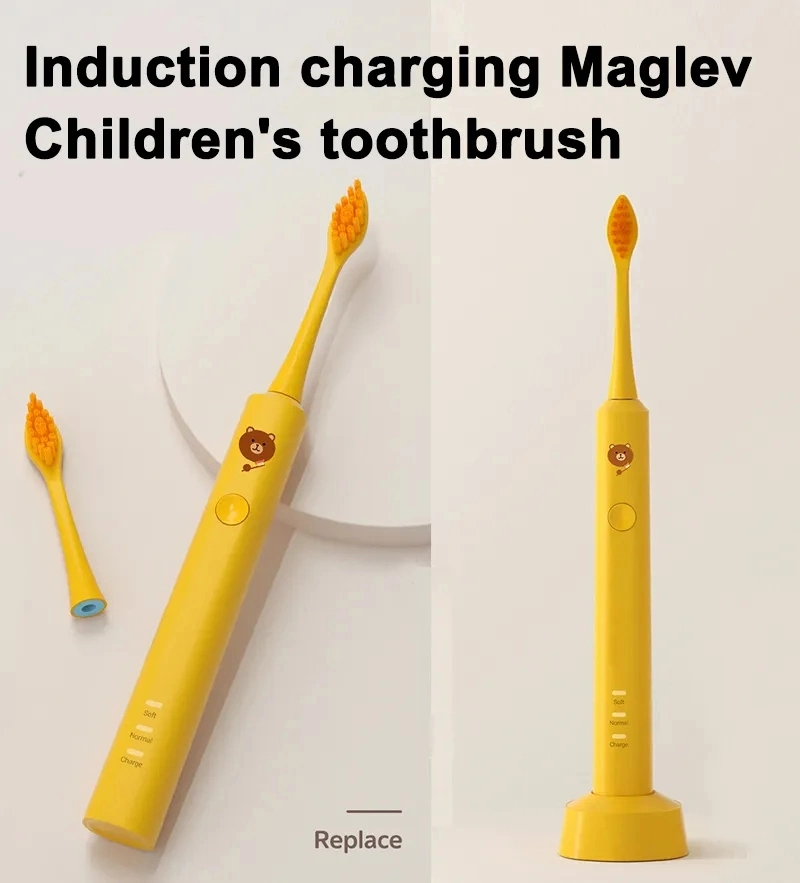 Children Cartoon Gum Care Automatic Sonic Electric Toothbrush for Kid Hygiene