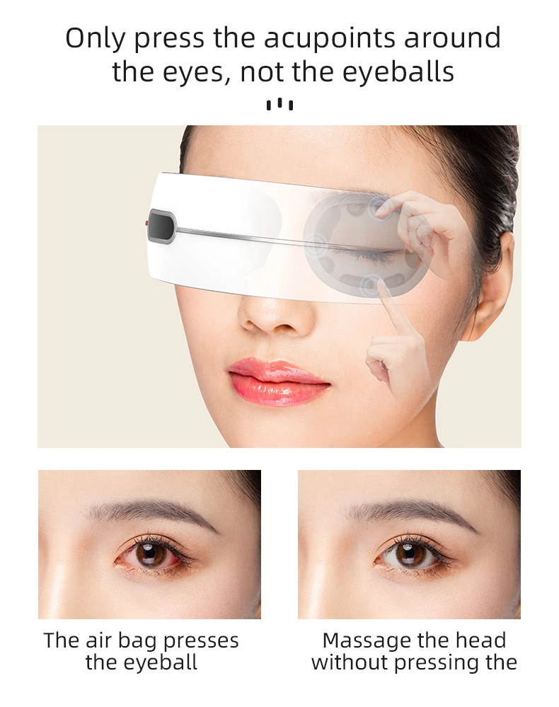 Multi-Frequency EMS Eye Beauty Massager Device for Eye Fatigue Relief