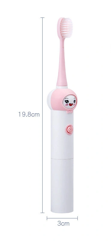 Kids Electronic Toothbrush Water Proof Refillable Kids Cartoon Electric Toothbrush