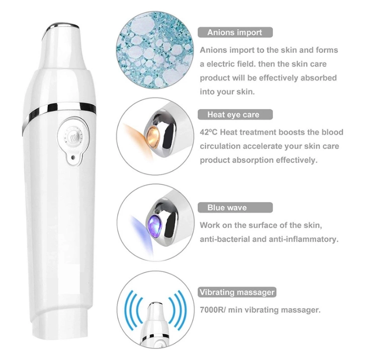 Face Lift EMS Care Beauty Electronic Eyes Massager LED Skin Device