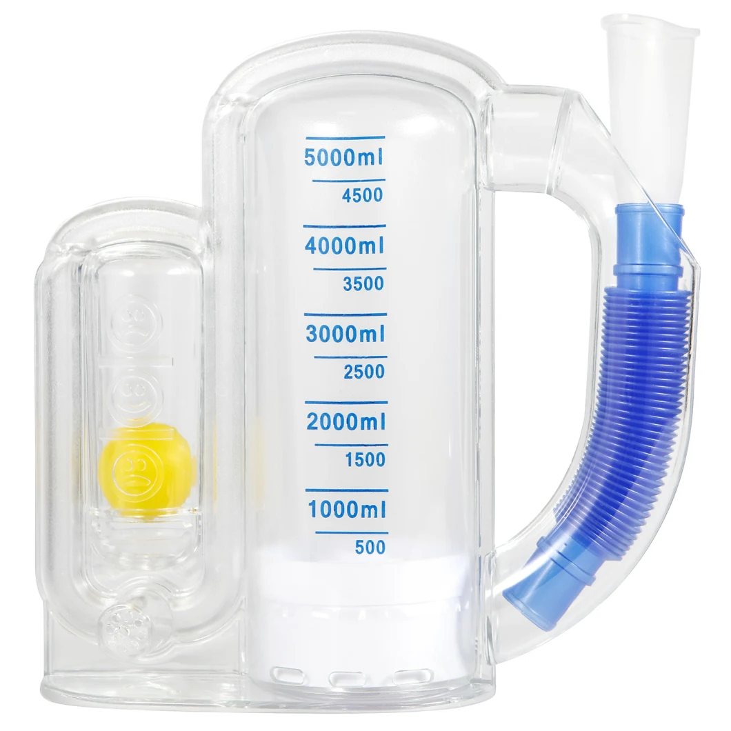 New Arrival Handheld Lung Breathe Trainer Breathing Exercise Device Portable Air Breathing Exercises Lungs