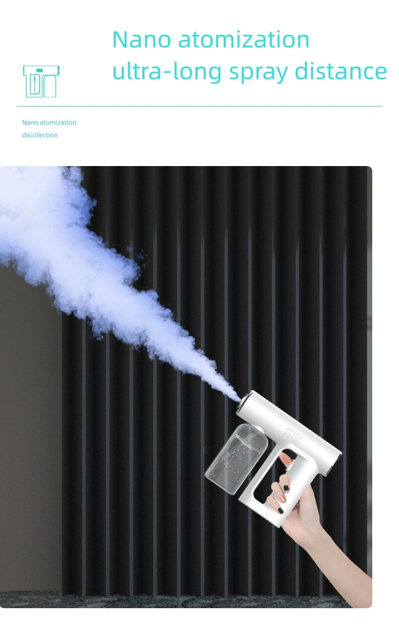 Nano Mist Sprayer Disinfection Sterilization Portable Handhold Disinfection Nano Disinfecting Steam Gun