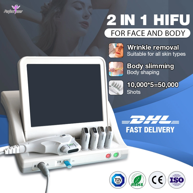 CE 2in1 Body Slimming Hifu Beauty Device