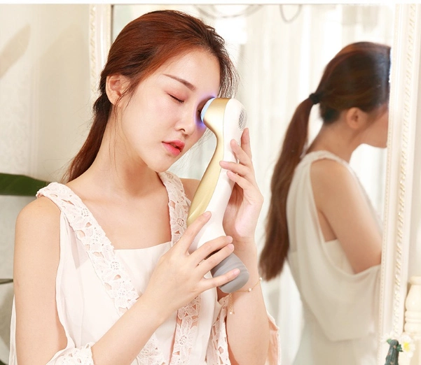 Heat and Cold Mode Intense Pulsed Light Face Care Beauty Device with Double Massage Heads for Face and Other Body Parts