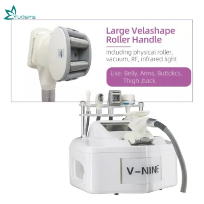 White Color RF Cavitation Roller Massage Vacuum Body Contouring Skin Tightening Device