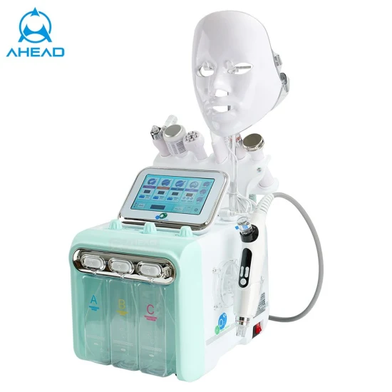 8 in 1 LED Light Therapy Oxygen RF Vacuum Cavitation EMS Slimming Skin Tightening Hydraogen Oxygen Machine